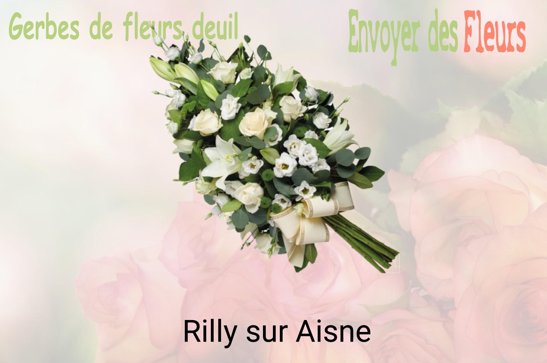 Gerbe de fleurs de deuil livrée à Rilly-sur-Aisne